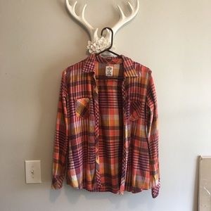 Plaid button up